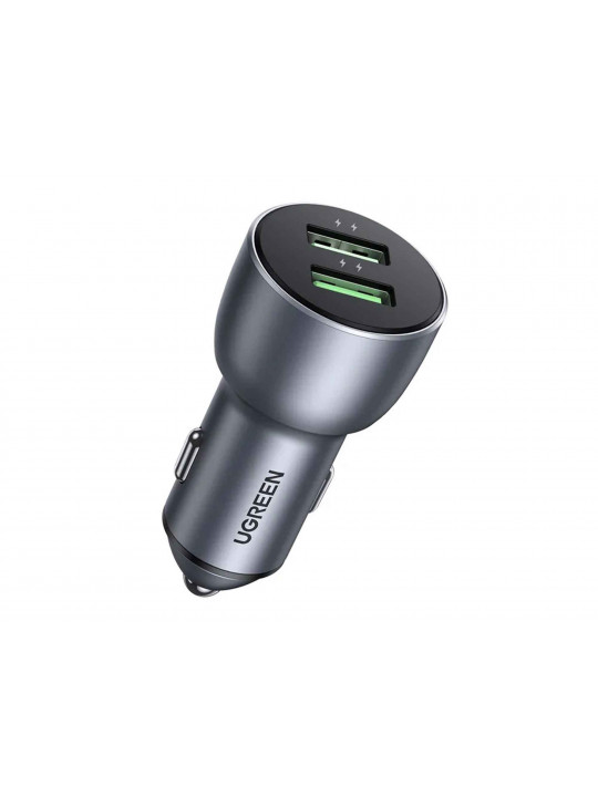 Автомобильный адаптер UGREEN Charger 2 x USB-A Fast Charging 36W (BL) 10144