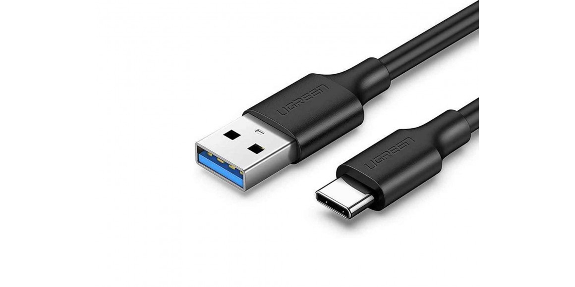 Մալուխ UGREEN USB-A TO USB-C Nickel plating 1M (BK) (20882)