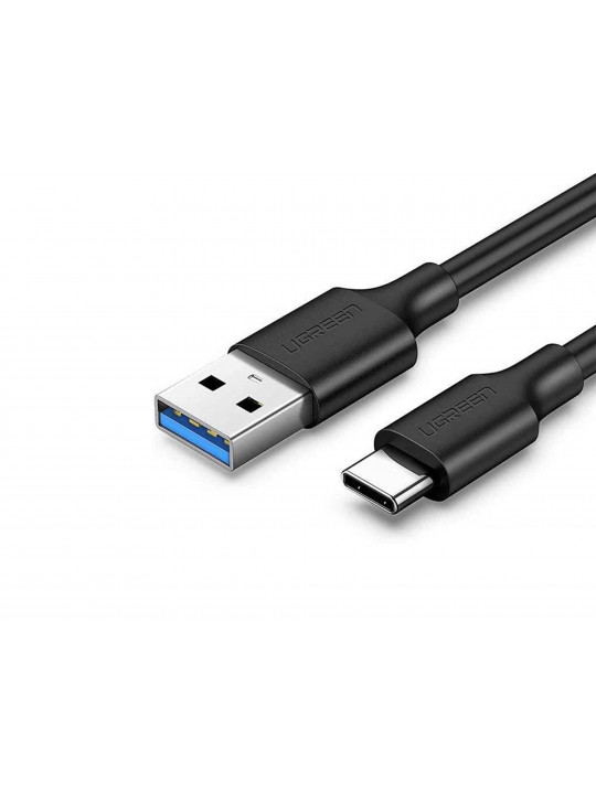 Մալուխ UGREEN USB-A TO USB-C Nickel plating 1M (BK) 20882