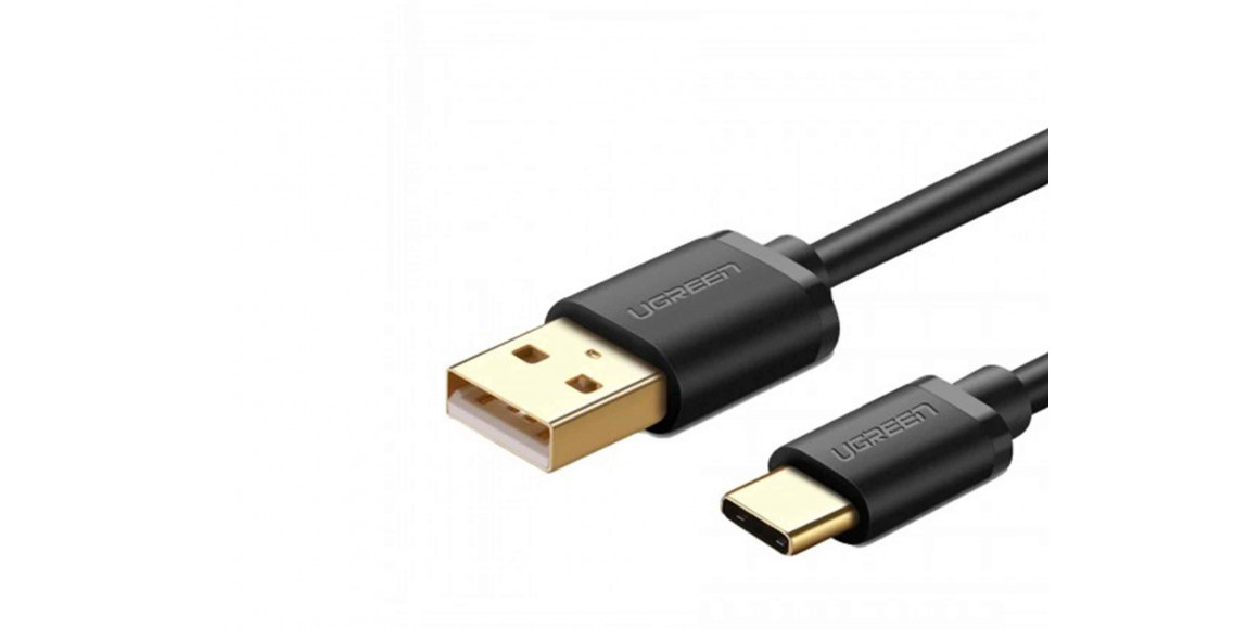 Cable UGREEN USB-A to USB-C Nickel Plating (BK) 20883