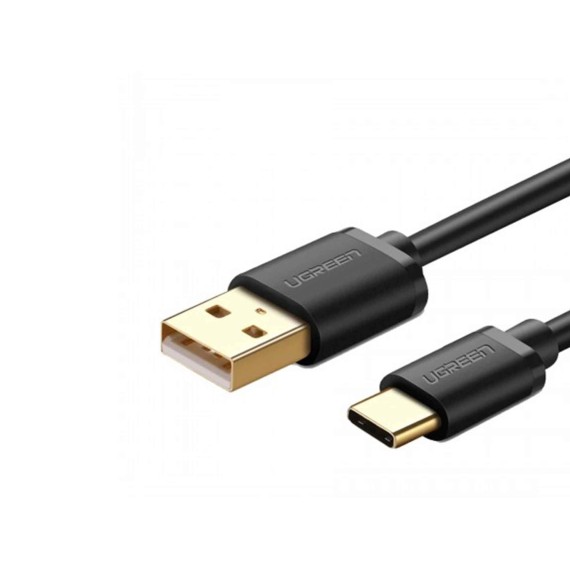 Кабель UGREEN USB-A to USB-C Nickel Plating (BK) (20883)