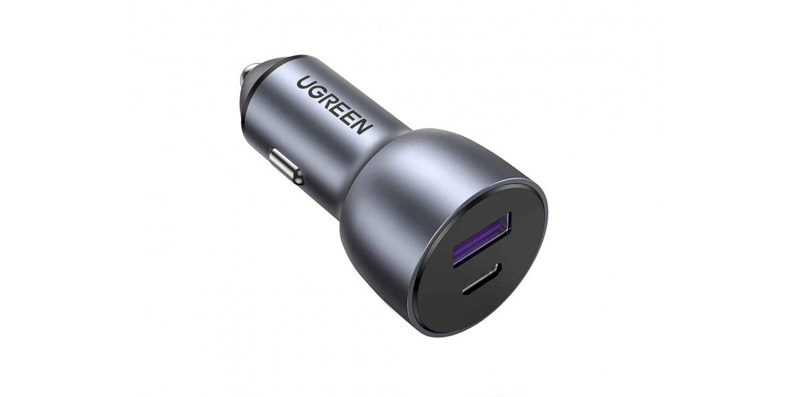 Մեքենայի ադապտեր UGREEN Charger USB-A & Type-C 30W (BK) (40858)