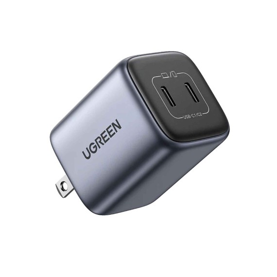 Power adapter UGREEN CD294 Nexode GaN Fast Charging 45W PD 2 Ports (BK) (90573)