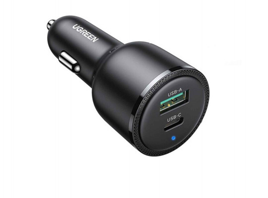 Car adapter UGREEN CD239 USB-A & Type-C Charger 63W (BK) 90645