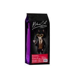 Coffee beans BLACK CAT BRAZYLIA-INDIA 50/50 (1000g)