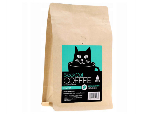 Coffee BLACK CAT BRAZYLIA 100%  ARABICA 250g