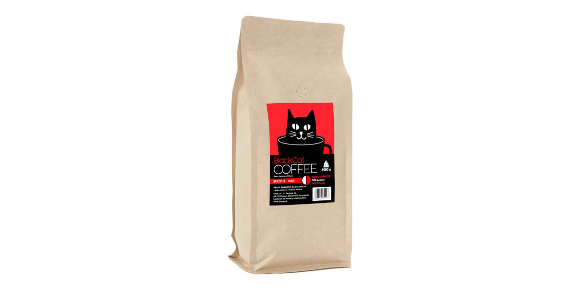 Սուրճ BLACK CAT BRAZYLIA-INDIA 80/20 250g