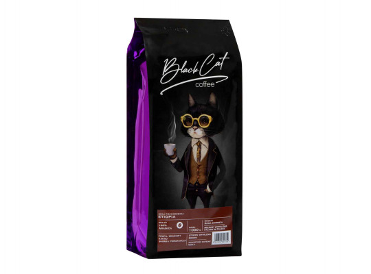 Coffee BLACK CAT ETIOPA 100% ARABICA 1000g