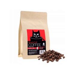 Coffee beans BLACK CAT BRAZYLIA-INDIA 50/50 (250g)