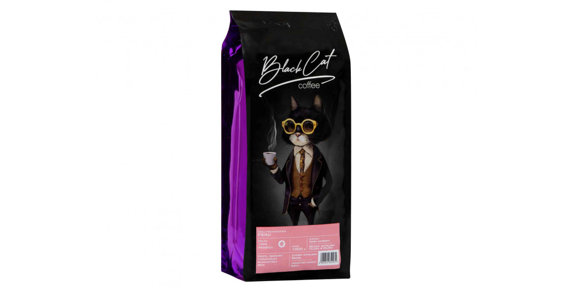 Coffee BLACK CAT PERU 100% ARABICA 1000g