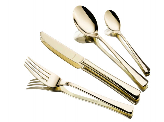 Table cutlery SOLEX 364616 KARINA NEW STYLE CHAMPAGNE SET 16PC 