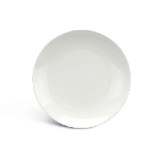 Тарелка MINH LONG 582680000 FLAT ROUND DAISY LYS IVORY WHITE 26CM 