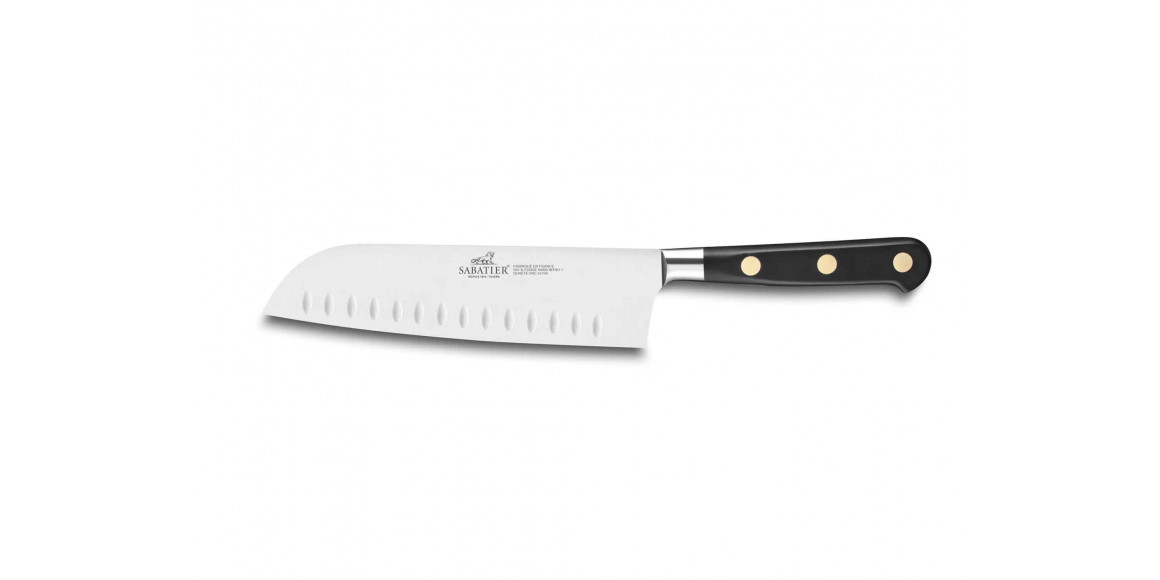 Knives and accessories SABATIER 714780 IDEAL SCALLOPED SANTOKU KNIFE 18CM 