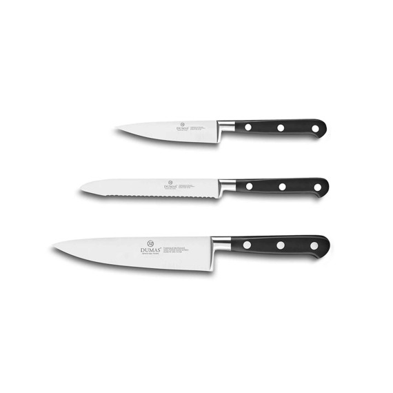Ножи и аксессуары SABATIER 804380 IDEAL PREPA SET 3PC 10CM/13CM/15CM 