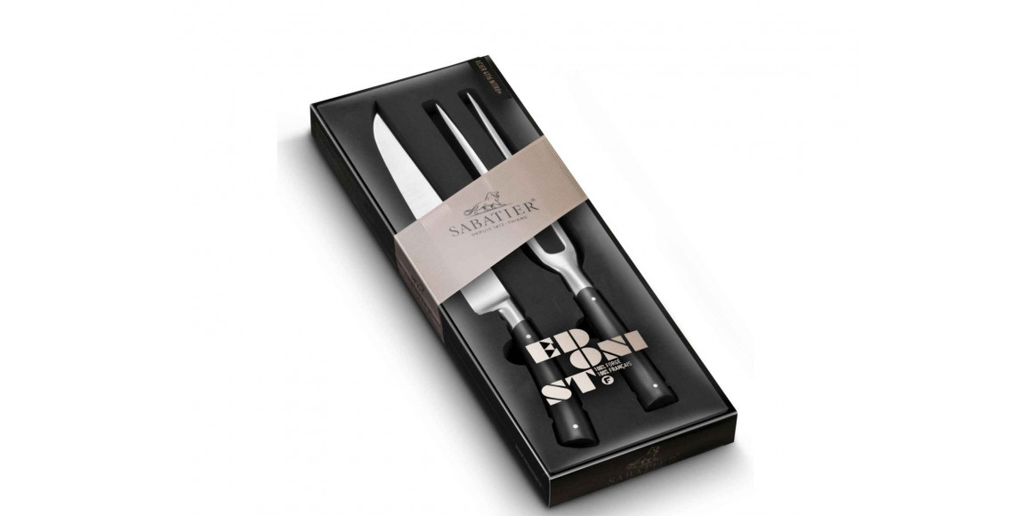 Knives and accessories SABATIER 808080 EDONIST CARVING SET 2PC FORK+KNIFE 