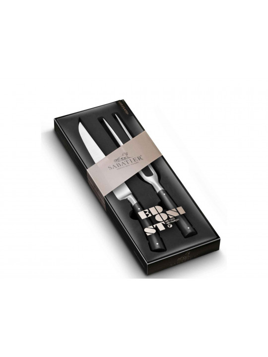 Ножи и аксессуары SABATIER 808080 EDONIST CARVING SET 2PC FORK+KNIFE 