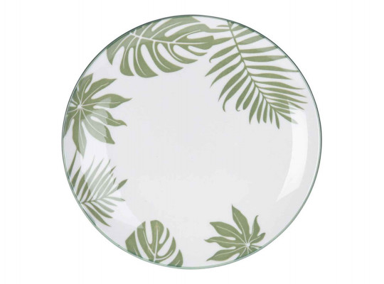 Тарелка KOOPMAN GREEN LEA PORCELAIN 19CM (118965) (DN1801250)