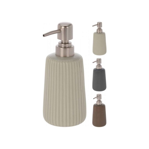 Диспенсер для жидкого мыла KOOPMAN 793000090 SOAP DISPENCER STONEWARE MIX (131322)