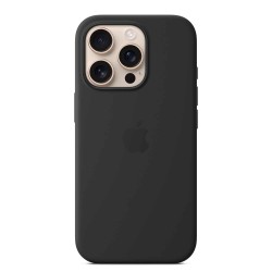 Cover for smartphone APPLE iPhone 16 Pro Silicone Case With MagSafe (Black) (MYYJ3ZM/A)