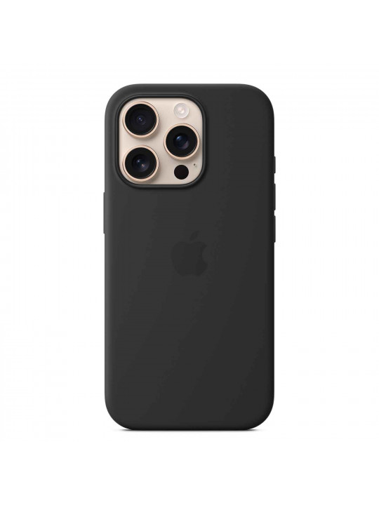 Чехлы для смартфонов APPLE iPhone 16 Pro Silicone Case With MagSafe (Black) (MYYJ3ZM/A)