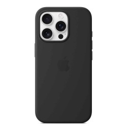 Cover for smartphone APPLE iPhone 16 Pro Silicone Case With MagSafe (Black) (MYYJ3ZM/A)