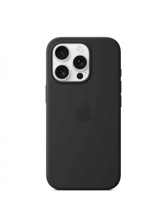 Հեռախոսի պատյան APPLE iPhone 16 Pro Silicone Case With MagSafe (Black) (MYYJ3ZM/A)