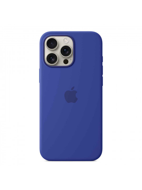 Cover for smartphone APPLE iPhone 16 Pro Max Silicone Case with MagSafe (Ultramarine) (MYYY3ZM/A)