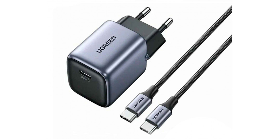 Power adapter UGREEN 30W USB-C PD GaN Fast Charger (GR) 25257
