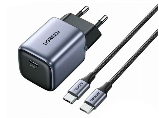 Power adapter UGREEN 30W USB-C PD GaN Fast Charger (GR) 25257