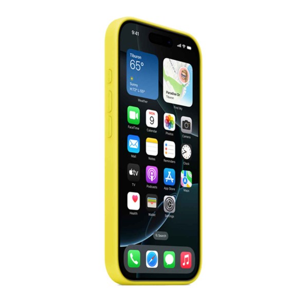 Cover for smartphone APPLE iPhone 16 Pro Max Silicone Case with MagSafe (Star Fruit) (MA7U4ZM/A)