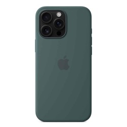 Cover for smartphone APPLE iPhone 16 Pro Max Silicone Case with MagSafe (Lake Green) (MA7V4ZM/A)
