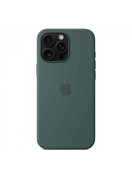 Cover for smartphone APPLE iPhone 16 Pro Max Silicone Case with MagSafe (Lake Green) (MA7V4ZM/A)