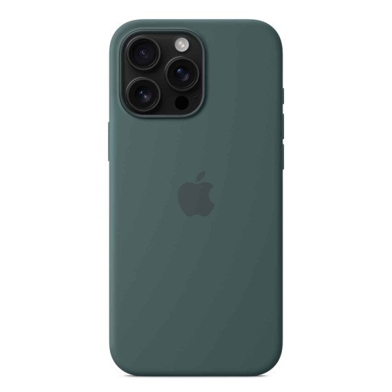 Cover for smartphone APPLE iPhone 16 Pro Max Silicone Case with MagSafe (Lake Green) (MA7V4ZM/A)