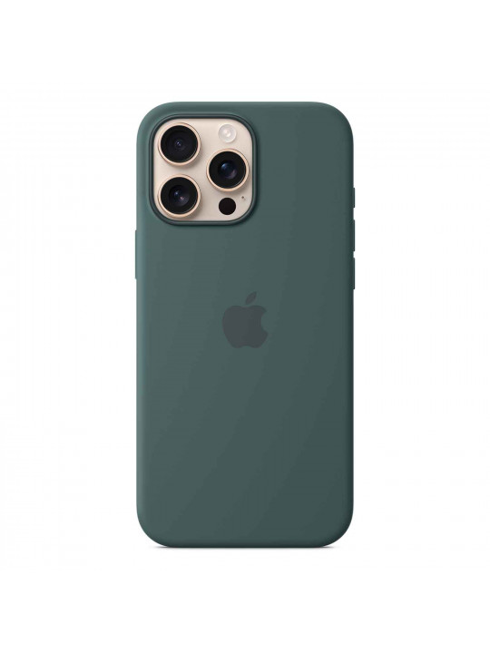 Cover for smartphone APPLE iPhone 16 Pro Max Silicone Case with MagSafe (Lake Green) (MA7V4ZM/A)