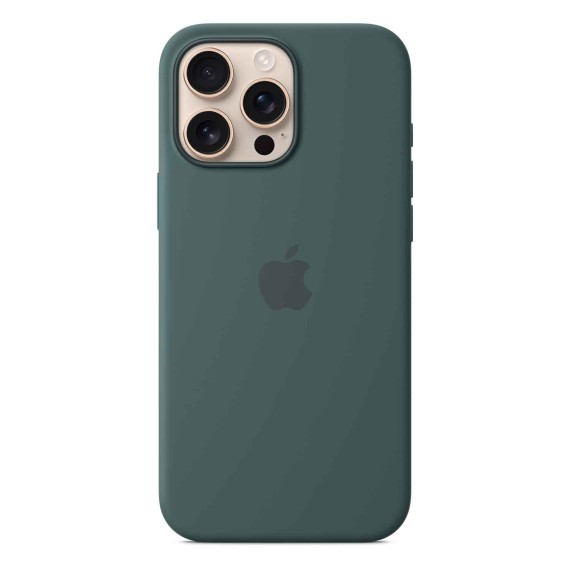 Cover for smartphone APPLE iPhone 16 Pro Max Silicone Case with MagSafe (Lake Green) (MA7V4ZM/A)