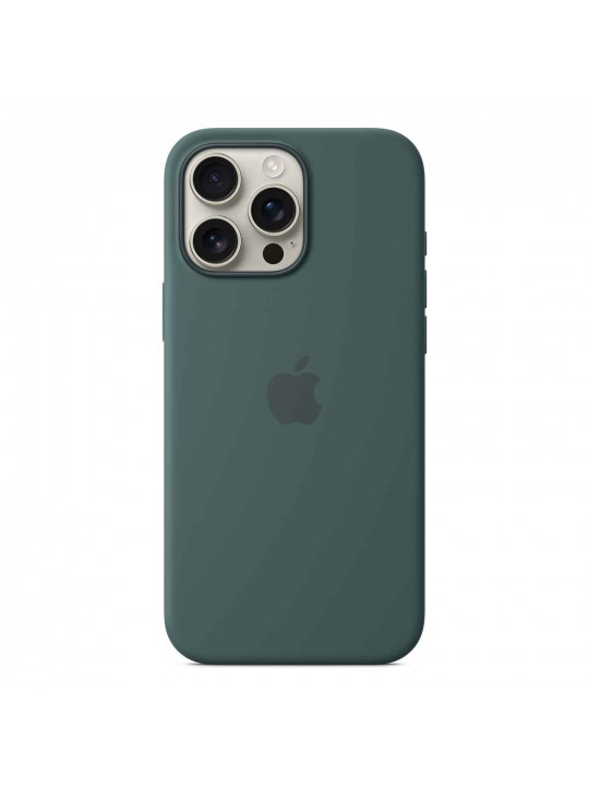 Հեռախոսի պատյան APPLE iPhone 16 Pro Max Silicone Case with MagSafe (Lake Green) (MA7V4ZM/A)