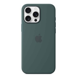 Cover for smartphone APPLE iPhone 16 Pro Max Silicone Case with MagSafe (Lake Green) (MA7V4ZM/A)