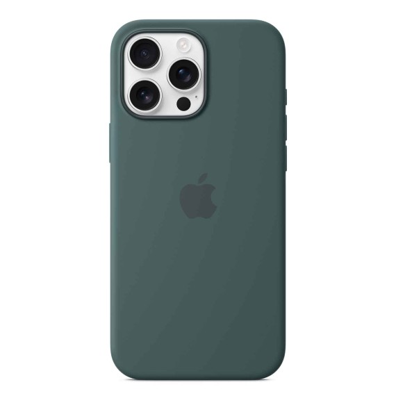 Cover for smartphone APPLE iPhone 16 Pro Max Silicone Case with MagSafe (Lake Green) (MA7V4ZM/A)