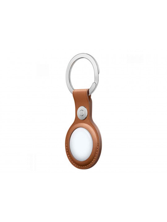 Cover for smart tag APPLE AIRTAG LEATHER KEY RING SADDLE BROWN (MX4M2ZM/A)