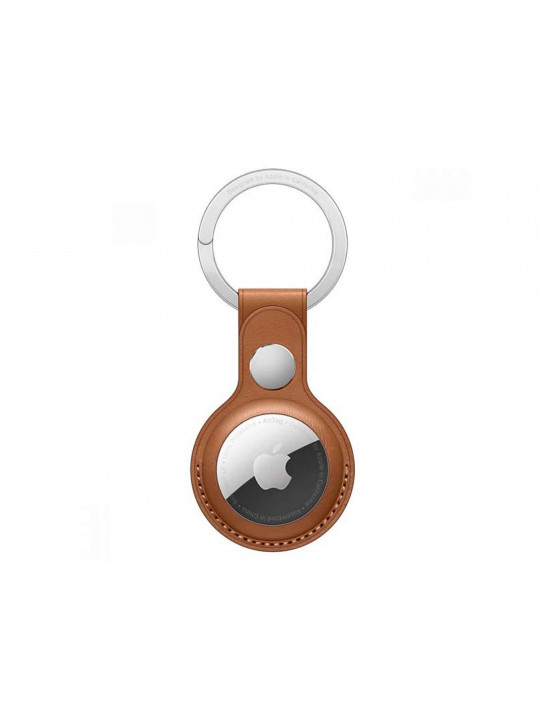 Чехол смарт метки APPLE AIRTAG LEATHER KEY RING SADDLE BROWN (MX4M2ZM/A)