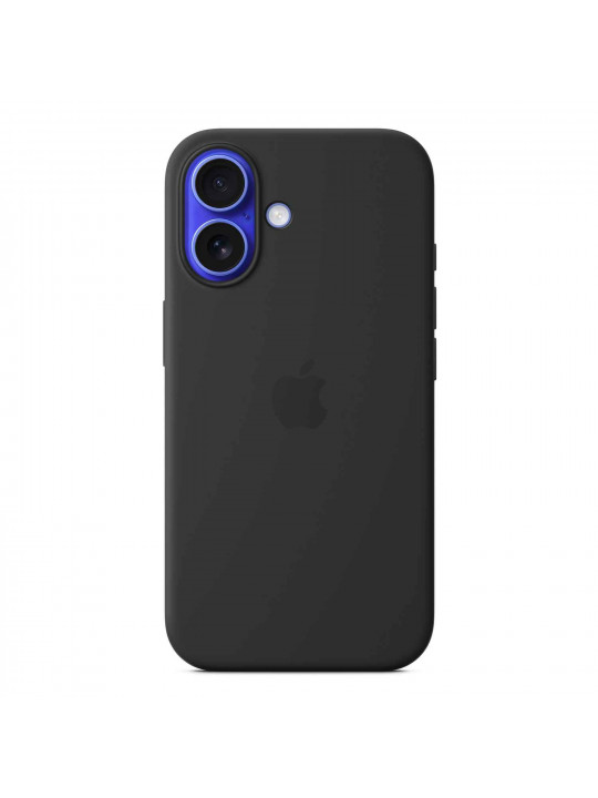 Հեռախոսի պատյան APPLE iPhone 16 Silicone Case With MagSafe (Black) (MYY13ZM/A)