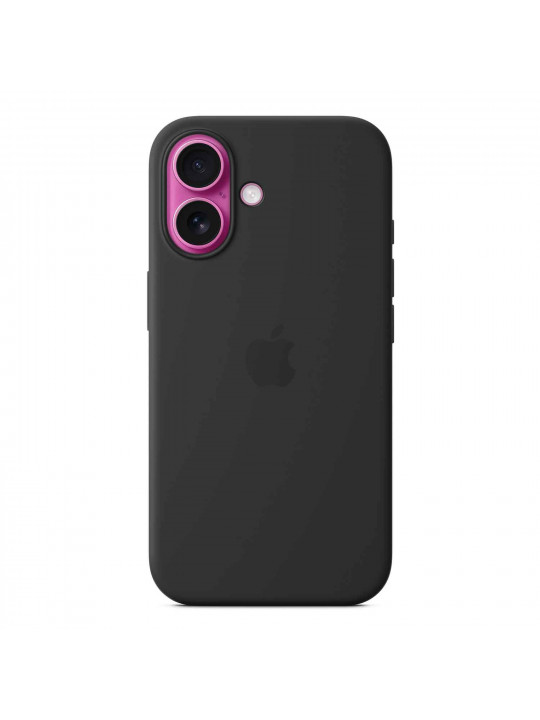 Հեռախոսի պատյան APPLE iPhone 16 Silicone Case With MagSafe (Black) (MYY13ZM/A)