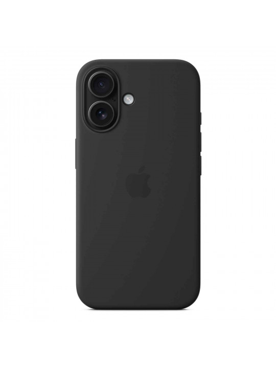 Հեռախոսի պատյան APPLE iPhone 16 Silicone Case With MagSafe (Black) (MYY13ZM/A)