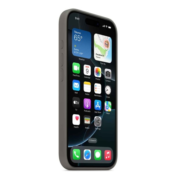 Հեռախոսի պատյան APPLE iPhone 16 Pro Silicone Case With MagSafe (Stone Gray) (MYYL3ZM/A)