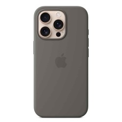 Cover for smartphone APPLE iPhone 16 Pro Silicone Case With MagSafe (Stone Gray) (MYYL3ZM/A)