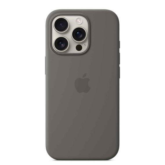 Հեռախոսի պատյան APPLE iPhone 16 Pro Silicone Case With MagSafe (Stone Gray) (MYYL3ZM/A)