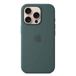 Cover for smartphone APPLE iPhone 16 Pro Silicone Case With MagSafe (Lake Green) (MYYR3ZM/A)