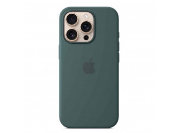 Cover for smartphone APPLE iPhone 16 Pro Silicone Case With MagSafe (Lake Green) (MYYR3ZM/A)