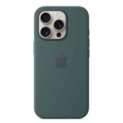 Cover for smartphone APPLE iPhone 16 Pro Silicone Case With MagSafe (Lake Green) (MYYR3ZM/A)
