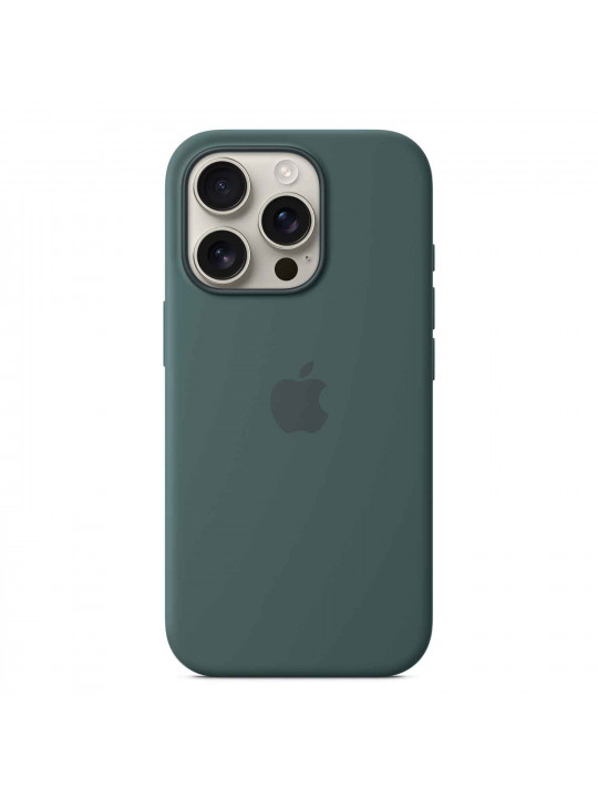 Հեռախոսի պատյան APPLE iPhone 16 Pro Silicone Case With MagSafe (Lake Green) (MYYR3ZM/A)